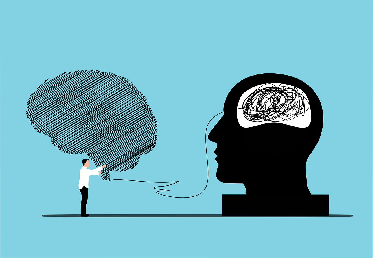 Illustration of Cognitive Behavioral Therapy session